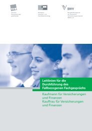 Leitlinien für die Durchführung des Fallbezogenen ... - BWV