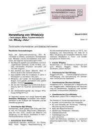 Herstellung von Whisk(e)y - C. Schliessmann Kellerei-Chemie ...