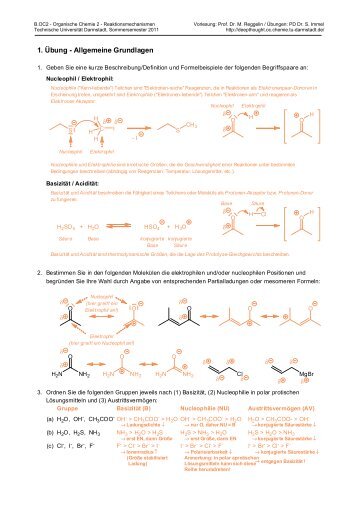 1. Übung - Allgemeine Grundlagen - Technische Universität Darmstadt