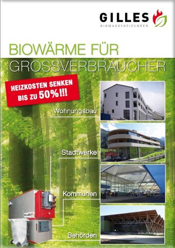 Biowärme für Großverbraucher - Caldaie-biomassa.com