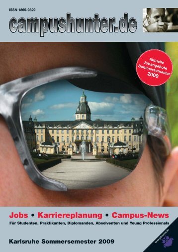 Ausgabe Karlsruhe - Sommersemester 2009 - campushunter.de