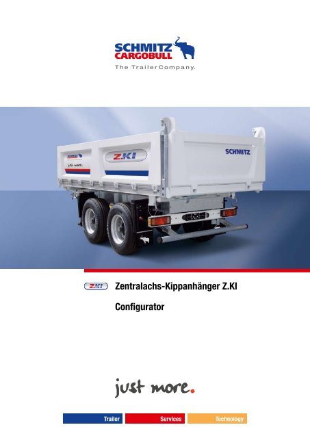 Zentralachs-Kippanhänger Z.KI Configurator - Schmitz Cargobull AG