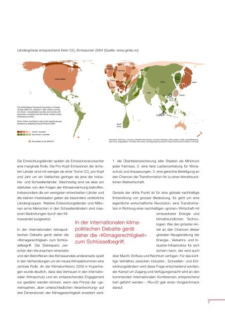 Klimapolitik ist auch Entwicklungspolitik - CARITAS - Schweiz