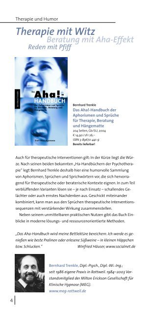 Frühjahr - Carl-Auer Verlag