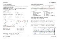 1. Kreise und Kugeln 2. Trigonometrie ( ) ( ) - Carl-Orff-Gymnasium