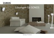 FLEXSON - Lösungen für SONOS - distribution by Peditec GmbH