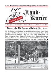 Land- Kurier Land- Kurier - CDU Kladow