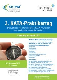 3. KATA-Praktikertag - CETPM