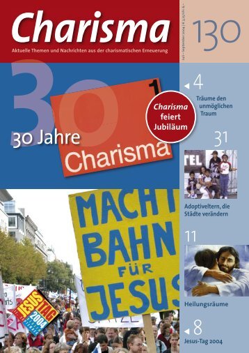 30 Jahre Charisma - Charisma Magazin