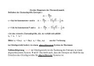 Zweiter Hauptsatz der Thermodynamik