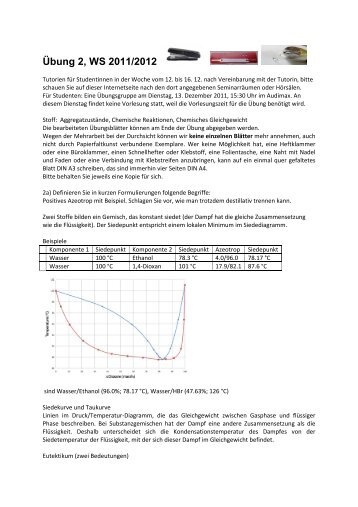 Übung 2, WS 2011/2012