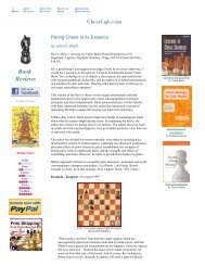 Back to Basics: Strategy - Chess Cafe