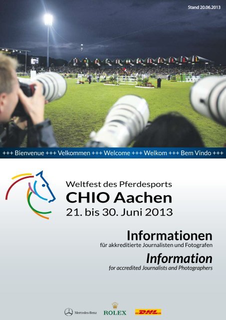 Informationen Information - CHIO Aachen