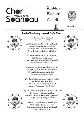 AEA Nr. 4/2012 - Chorvereinigung Spandau