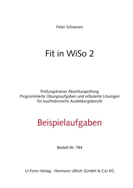 Fit in WiSo 2 - Dr. Ing. Paul Christiani GmbH & Co. KG