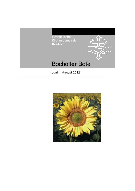 Bocholter Bote: Juni 2012 - Christuskirche