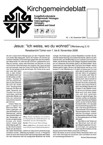 Kirchgemeindeblatt - church-web