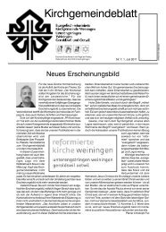 Kirchgemeindeblatt - church-web