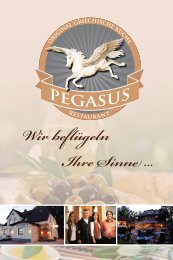 Speisekarte - Pegasus