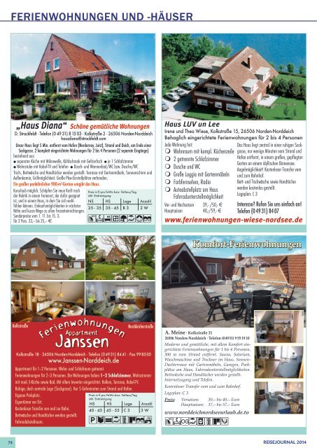 Reisejournal Norden-Norddeich 2014