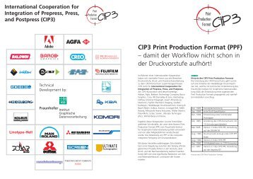 CIP3 Brochure (deutsch) - CIP4