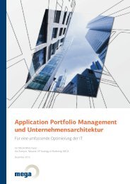 Application Portfolio Management und Unternehmensarchitektur - CIO