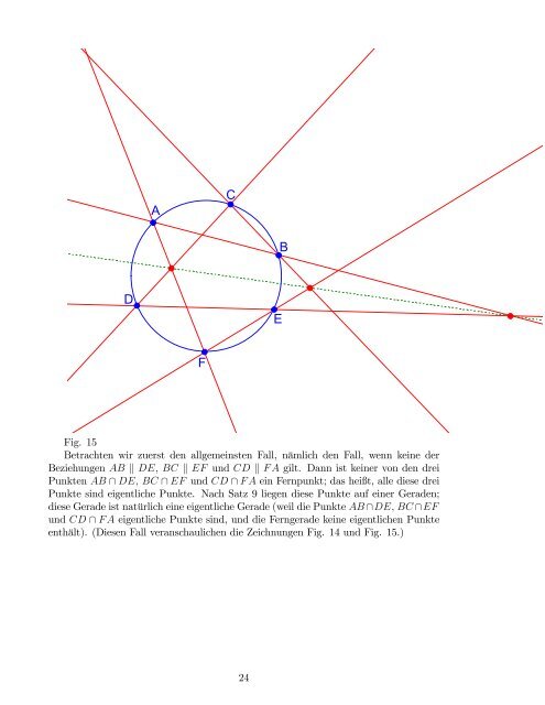 Schließungssätze in der ebenen Geometrie