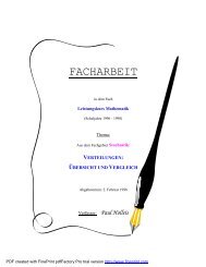 FACHARBEIT