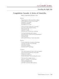 Coagulation Cascade: A Series of Limericks - Clinical Chemistry