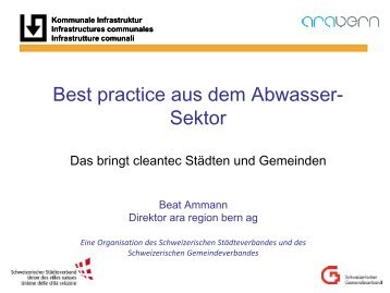 Beat Ammann, Direktor ara region bern ag - Cleantec City