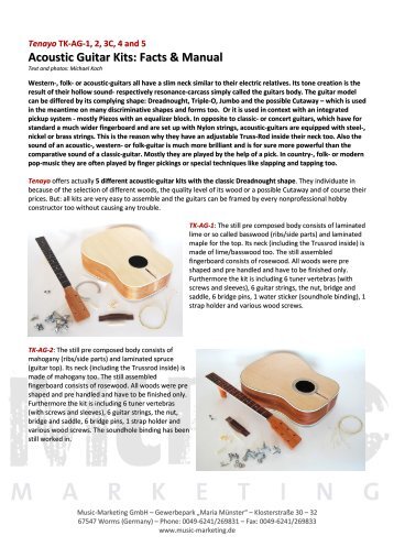 Acoustic Guitar Kits: Facts & Manual