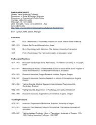 Curriculum Vitae [.pdf] - Carnegie Mellon University