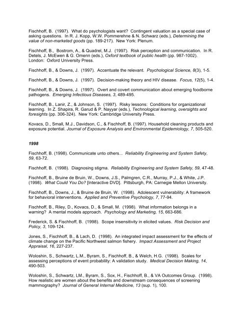 Curriculum Vitae [.pdf] - Carnegie Mellon University
