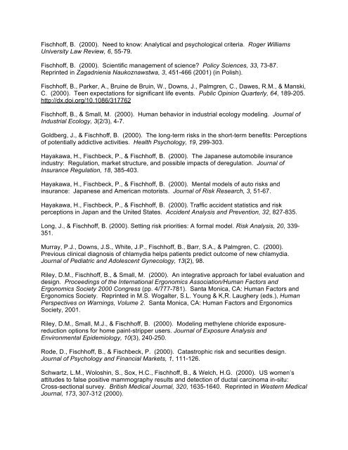 Curriculum Vitae [.pdf] - Carnegie Mellon University