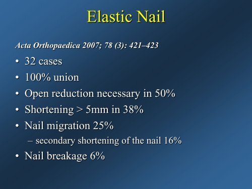 Current Concepts: Treatment of Clavicle Fractures - CMX Travel