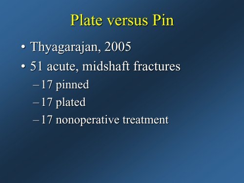 Current Concepts: Treatment of Clavicle Fractures - CMX Travel