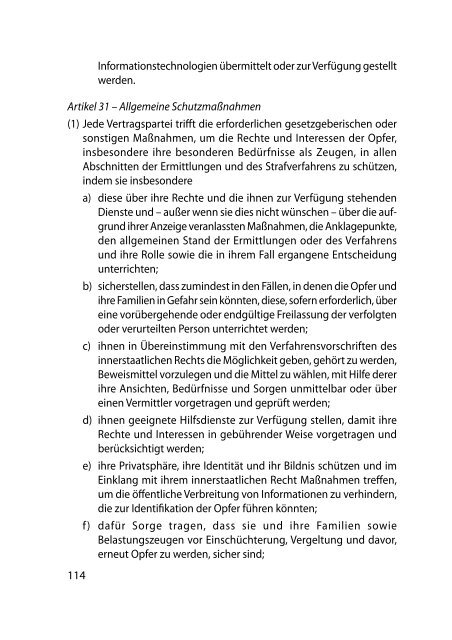 Handbuch für Parlamentarier - Übereinkommen des Europarats zum ...