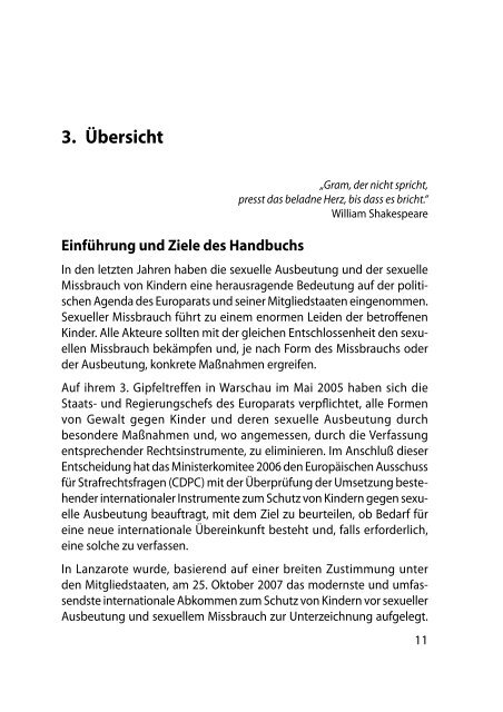 Handbuch für Parlamentarier - Übereinkommen des Europarats zum ...