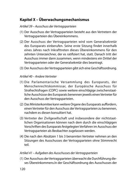 Handbuch für Parlamentarier - Übereinkommen des Europarats zum ...