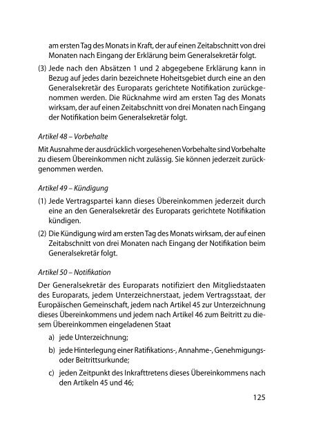 Handbuch für Parlamentarier - Übereinkommen des Europarats zum ...