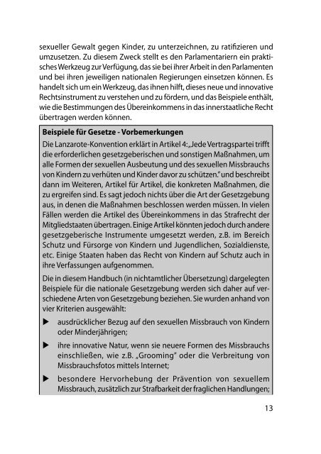 Handbuch für Parlamentarier - Übereinkommen des Europarats zum ...