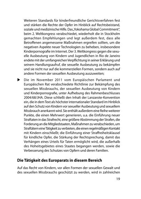 Handbuch für Parlamentarier - Übereinkommen des Europarats zum ...