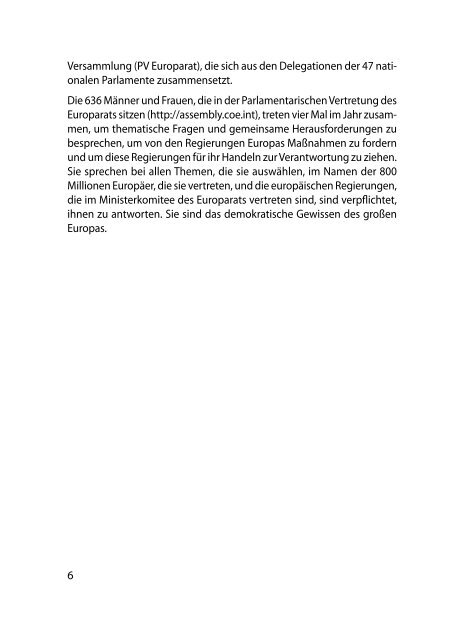 Handbuch für Parlamentarier - Übereinkommen des Europarats zum ...