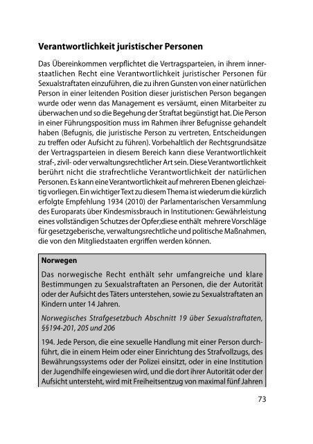 Handbuch für Parlamentarier - Übereinkommen des Europarats zum ...