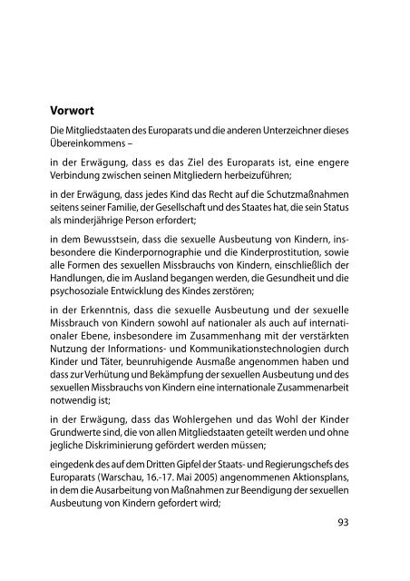 Handbuch für Parlamentarier - Übereinkommen des Europarats zum ...