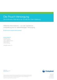 Die PouchVersorgung - Coloplast