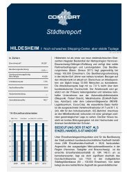 HILDESHEIM // Noch schwaches Shopping-Center ... - comfort.de