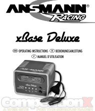 Ansmann Racing xBase Deluxe Manual - CompetitionX.com