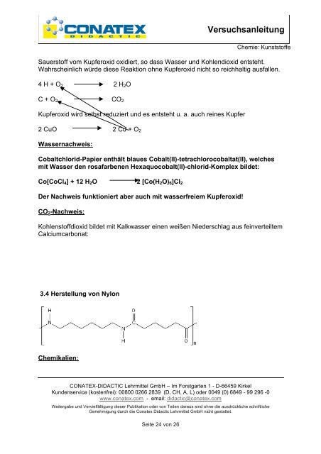 Kunststoffe - Conatex-Didactic Lehrmittel GmbH