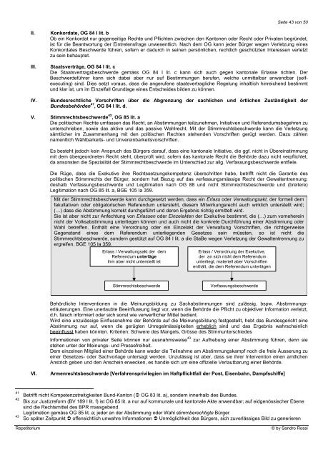 Repetitorium Bundesstaatsrecht - Studentenverbindung Concordia ...